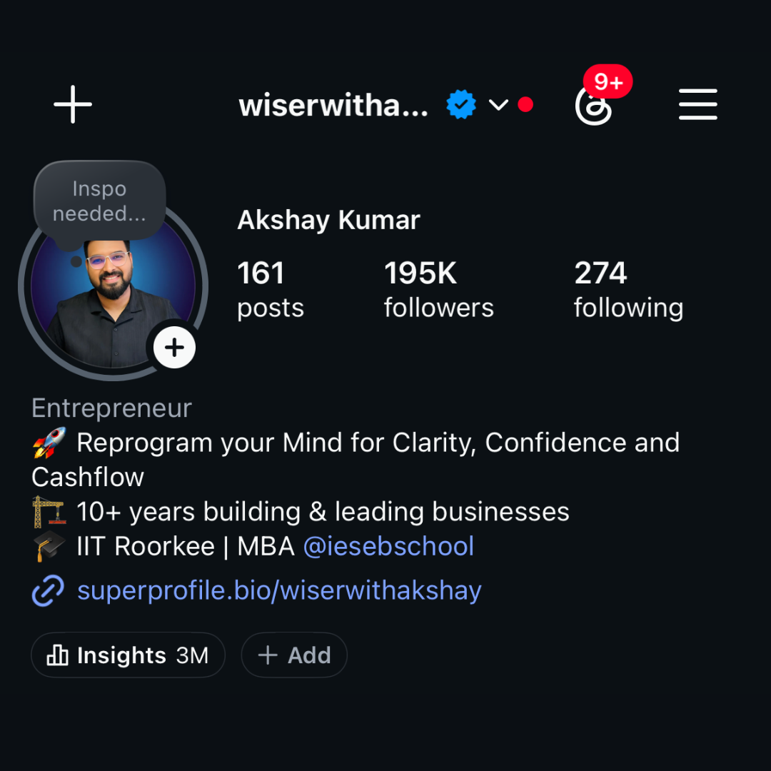 @wiserwithakshay - 195K+ followers